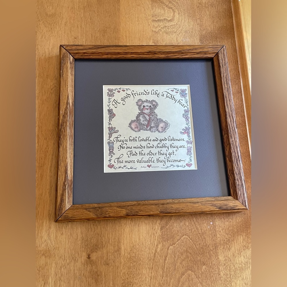 Friends Bear Wall Art
